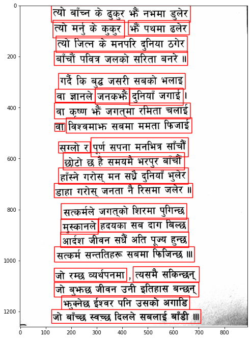 Annotated output image with detected Nepali text bounding boxes
